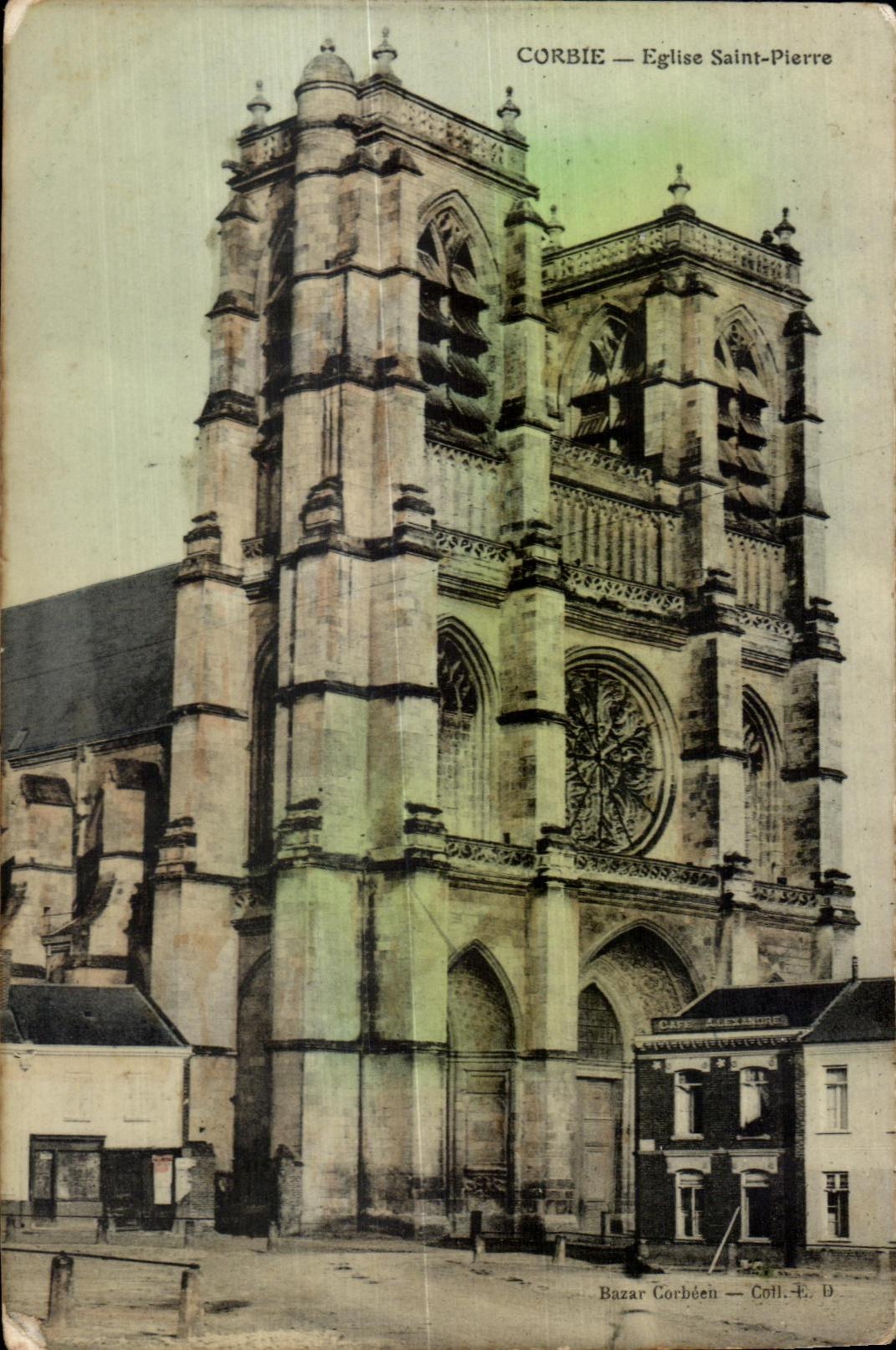 CPA Corbie Church Saint Plerre