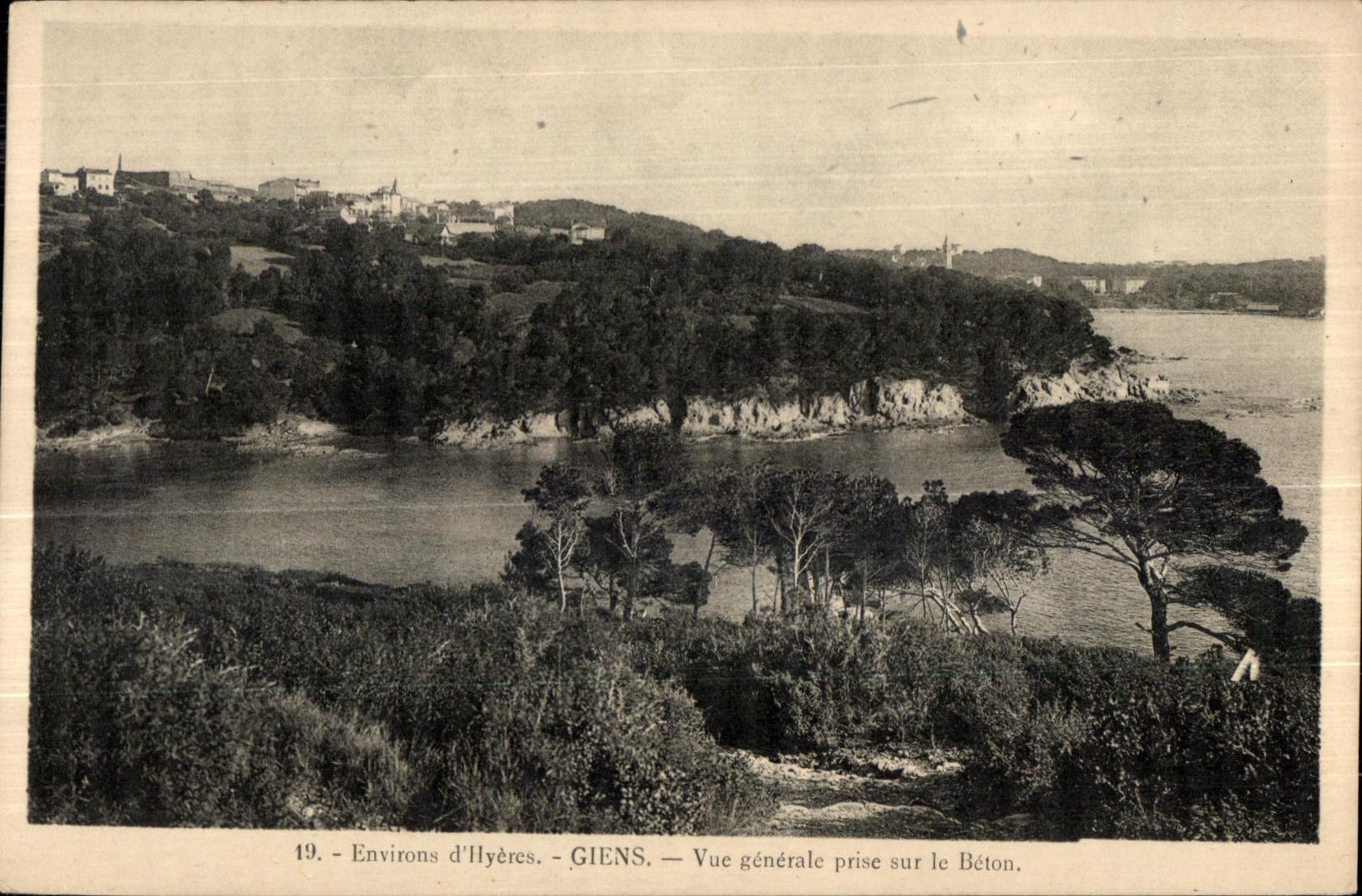 Giens - vision tomada en el concreto - CPA