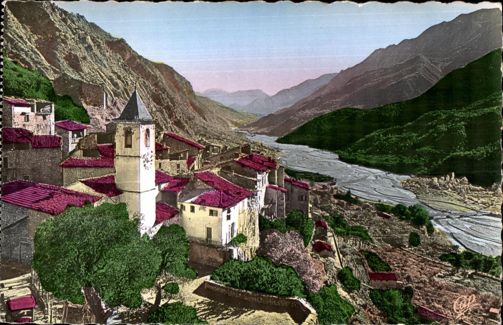 Touet en VAr - la aldea vieja - CPA