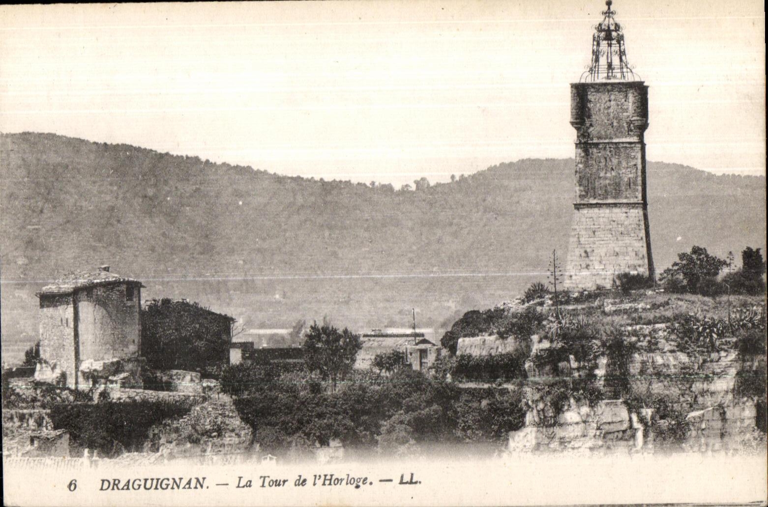 Draguignan - the Tower of Clock - CPA