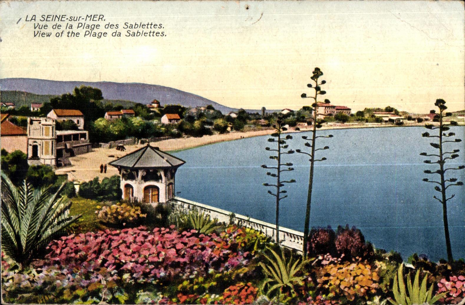 The Seine on Sea - Sight of the Beach of Sablettes - CPA