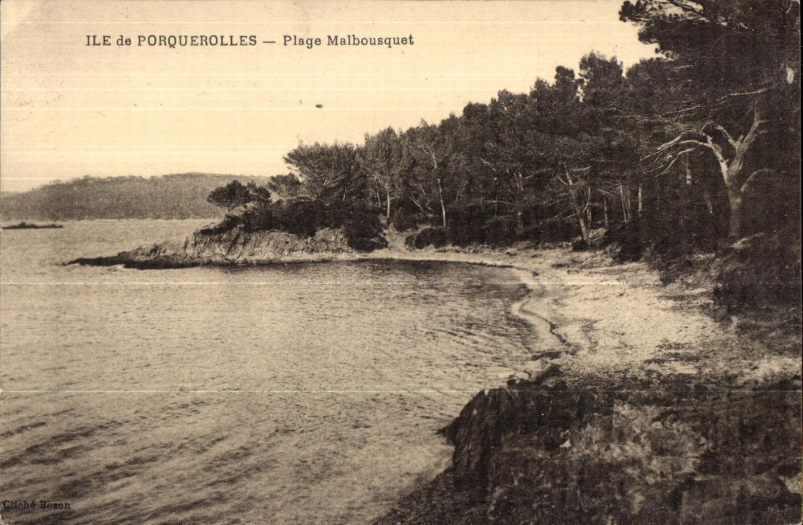 Island of Porquerolles - Malbousquet Beach - CPA