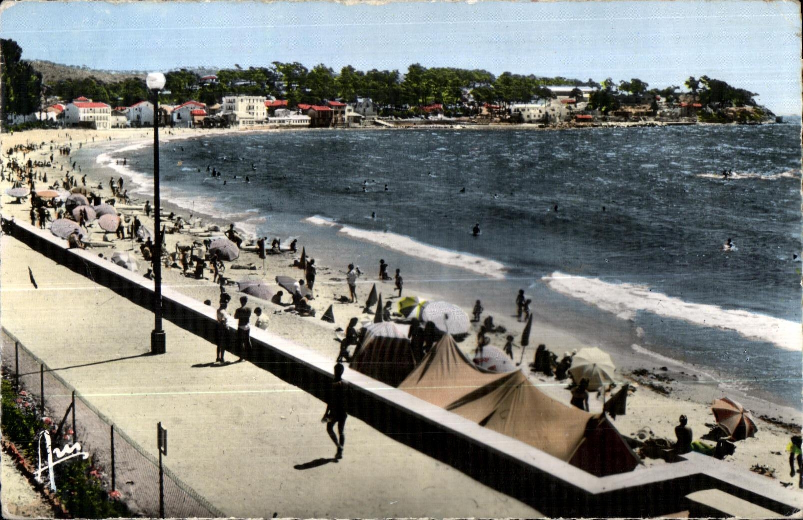 Sablettes - la playa - CPA