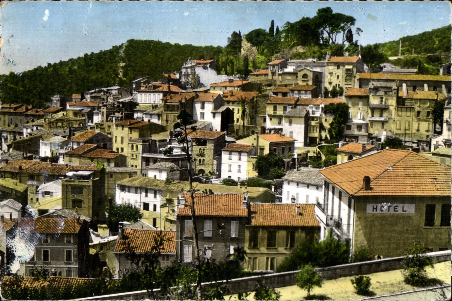 Bormes Mimosas - View of the City - CPA