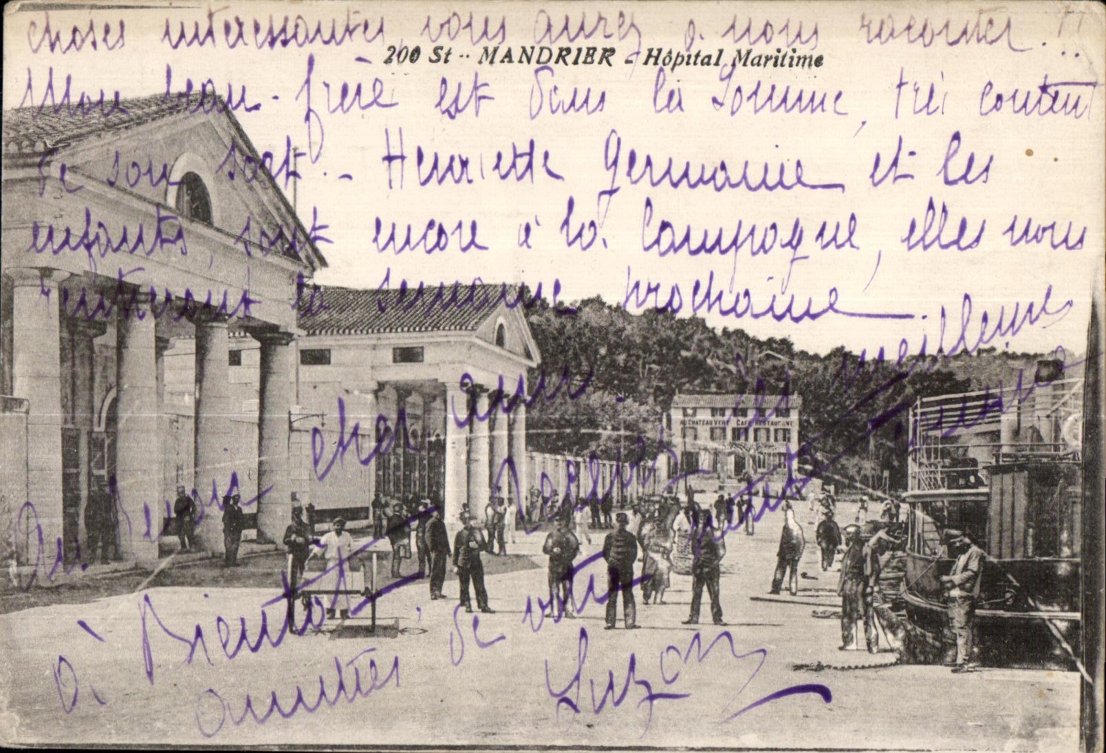 Saint Mandrier - Maritime Hospital militaria - CPA