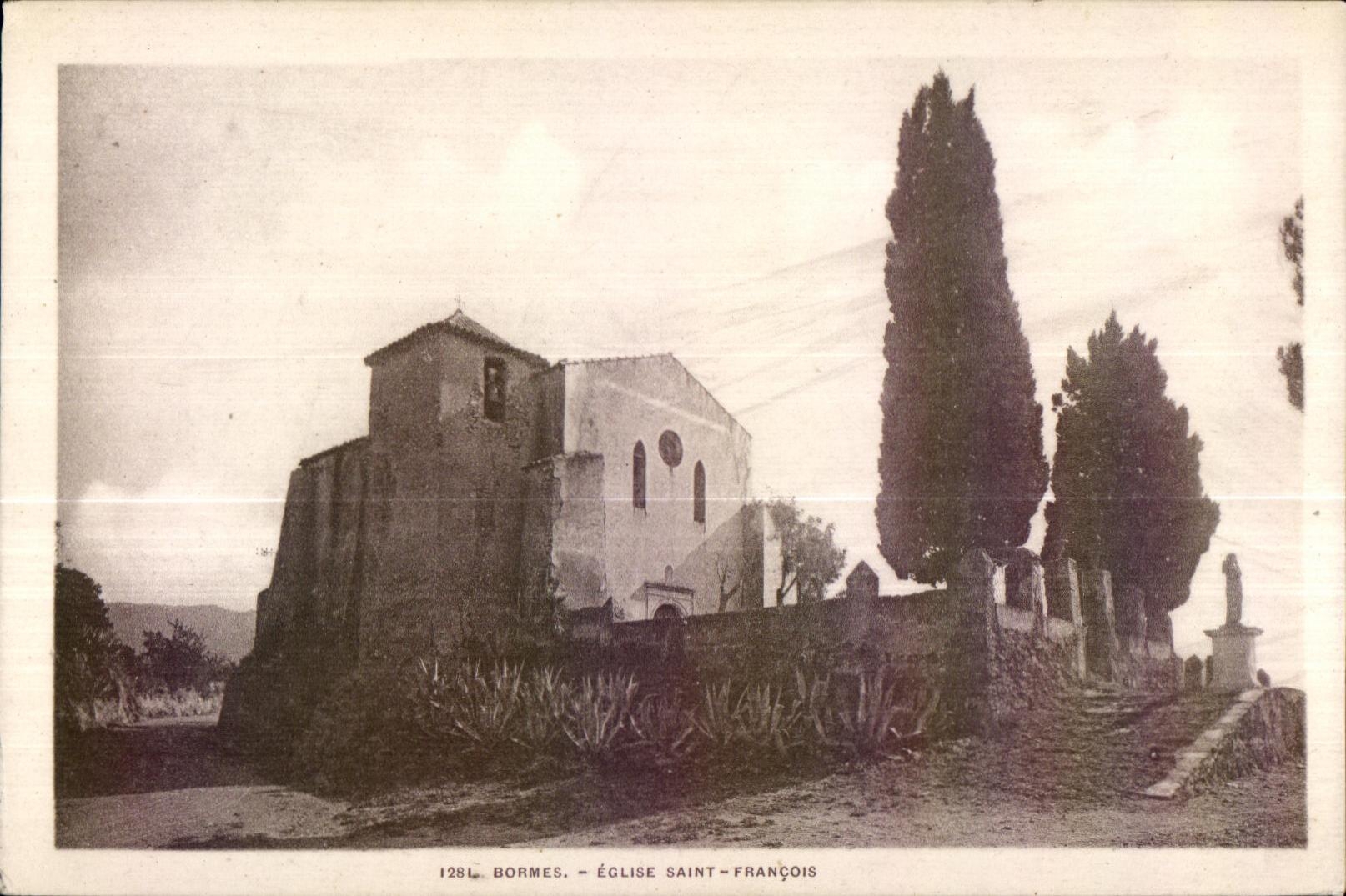 Bormes - Francois Church - CPA