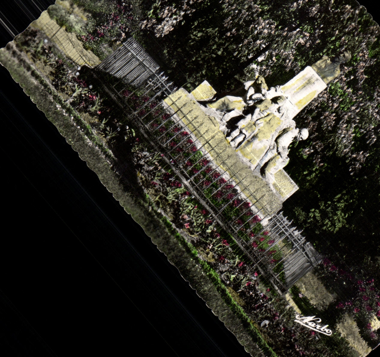 CPA Mazamet Tarn Barbey Monument