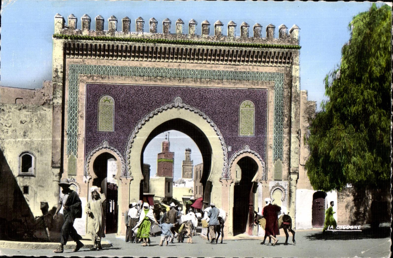 CPA maroc Fes Porte de Bojeioud