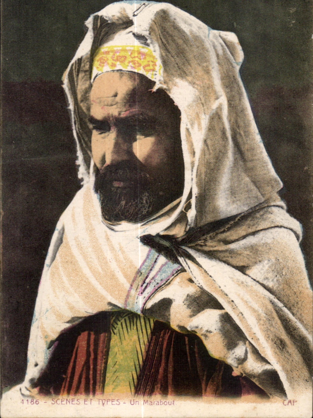 CPA Morocco Scenes And Standards a Marabout Folklore Costume