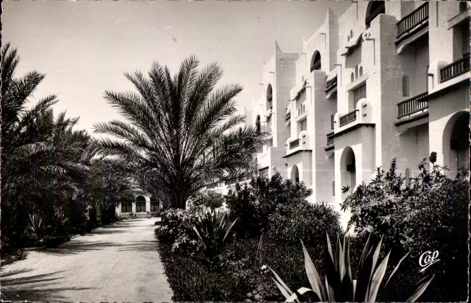 CPA Morocco Biskra Hotel Transatlantic