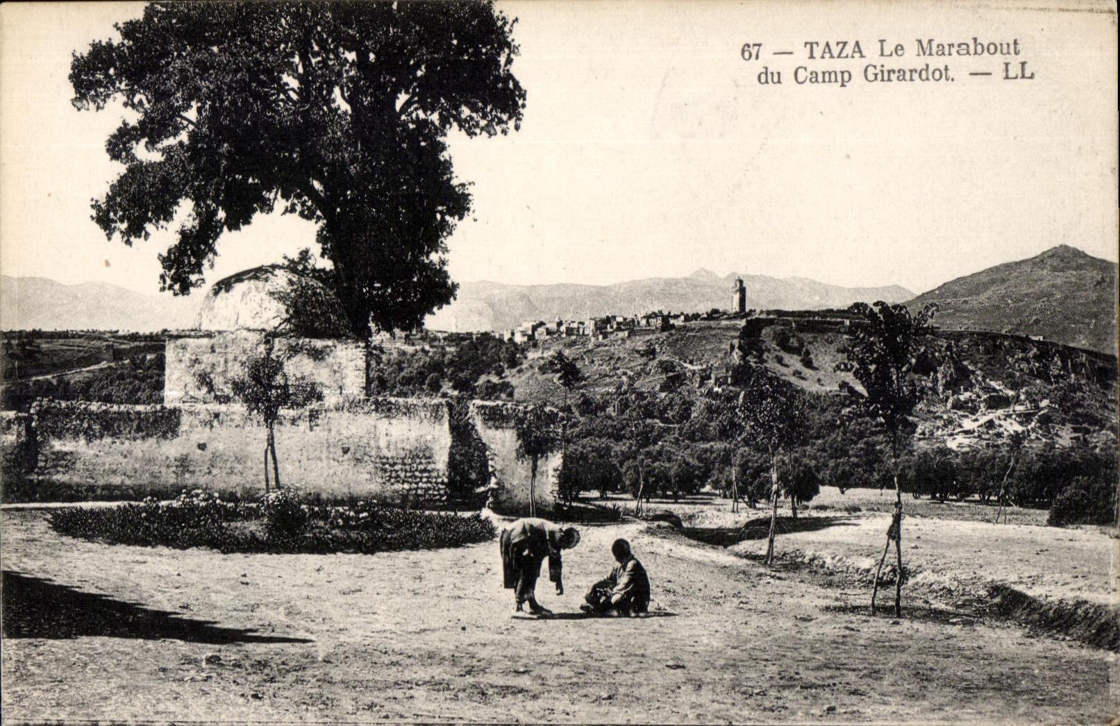 CPA Morocco Taza the Marabout of the Girardot Camp