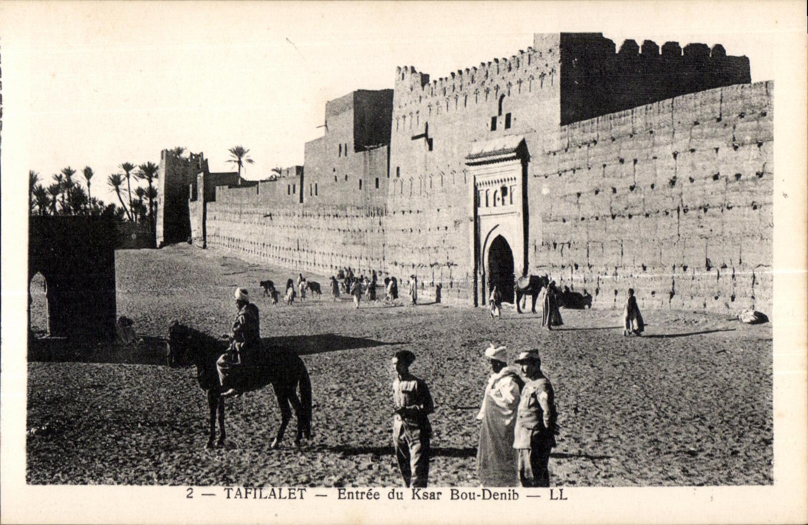 CPA Morocco Tafilalet Entrance of Ksar Bou Denib