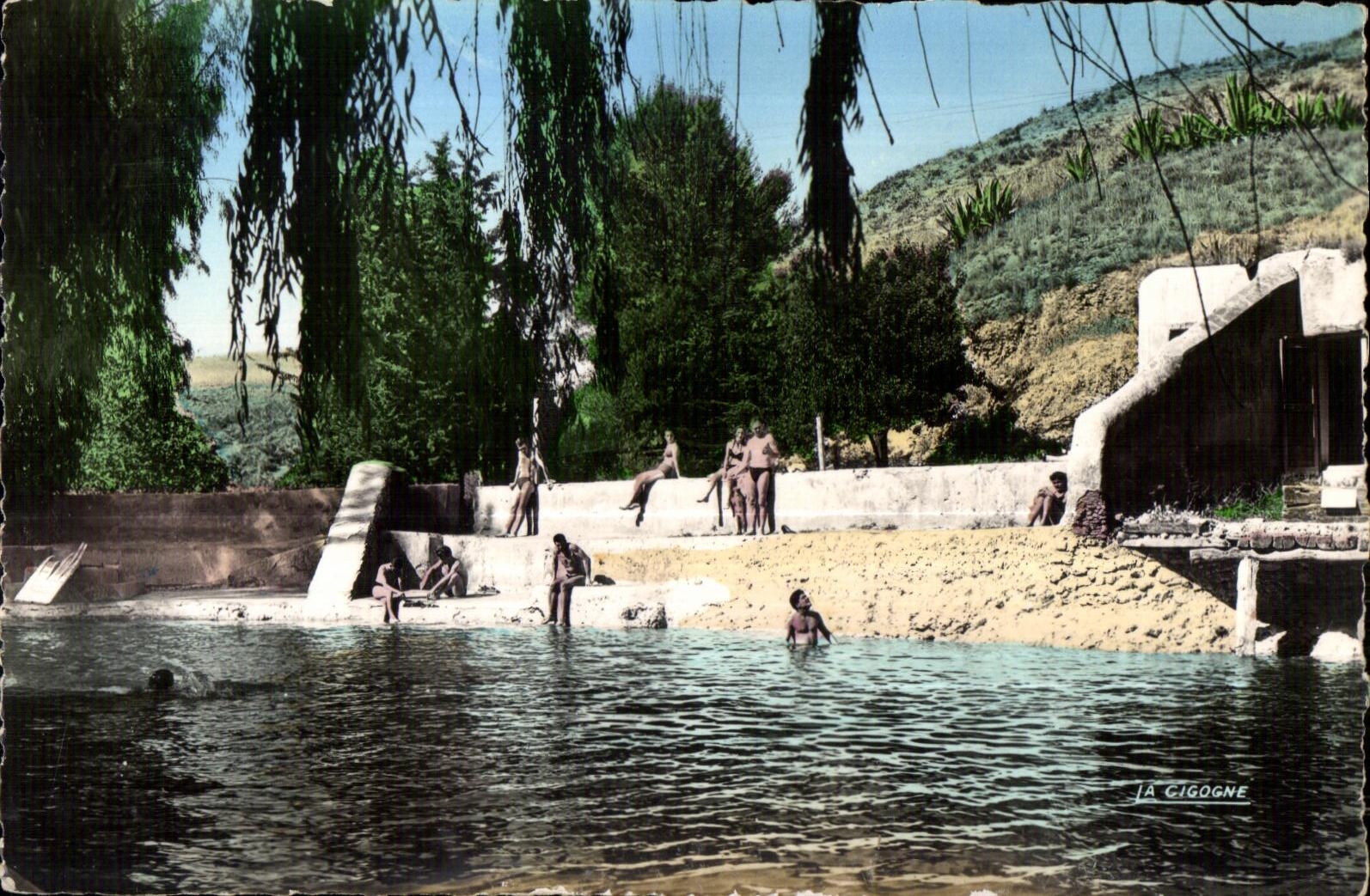 CPSM Maroc Fes Ain Chkeif La piscine