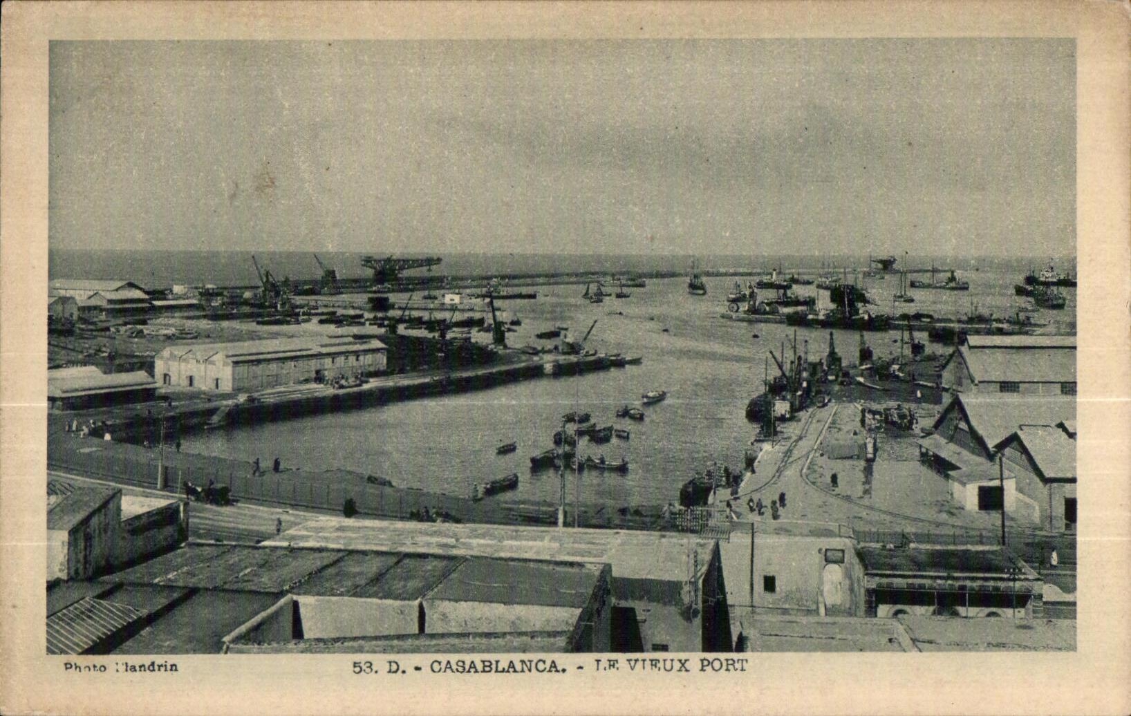 CPA Casablanca Le Vieux Port