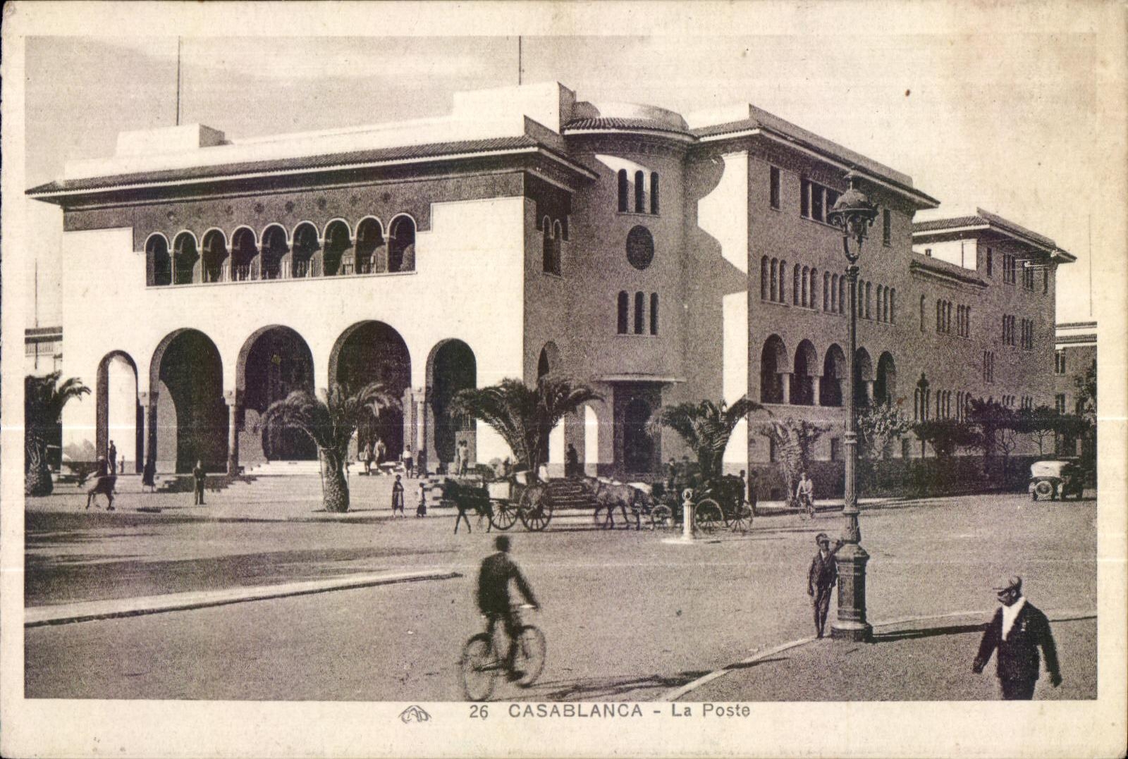 CPA Casablanca La Poste
