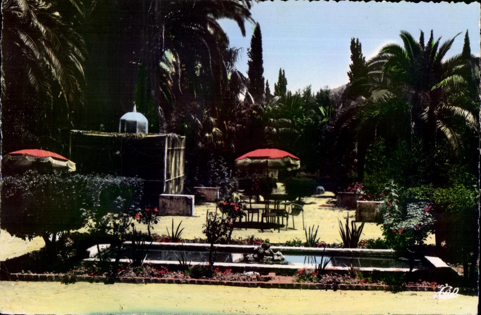 CPA Transatlantic Tlemcen Hotel the Garden