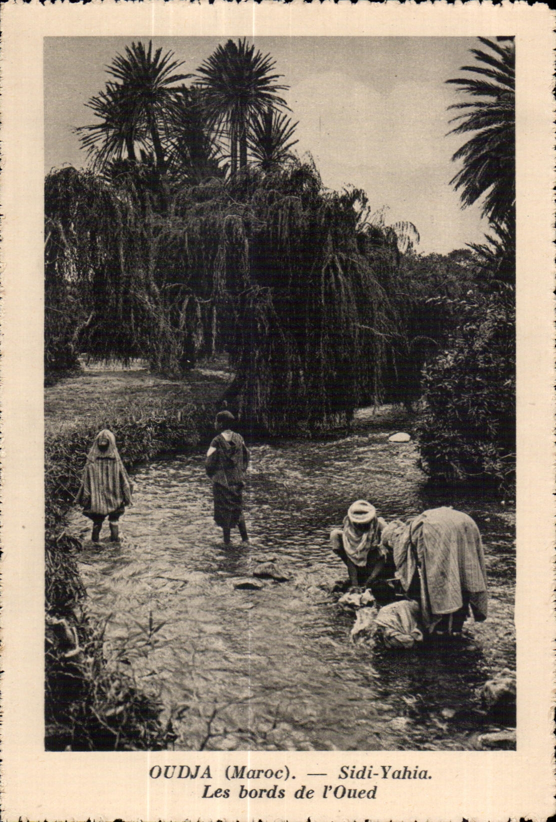 CPA Oudja Morocco Sidi Yahia edges of I Wadi