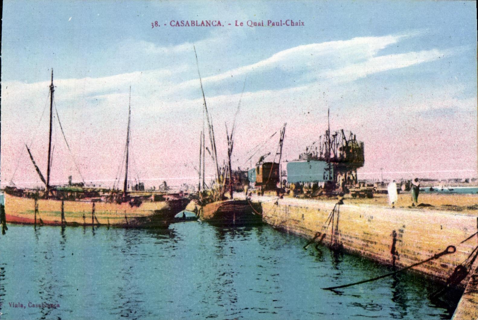 CPA Maroc Casablanca - Le Qual Paul Chaix