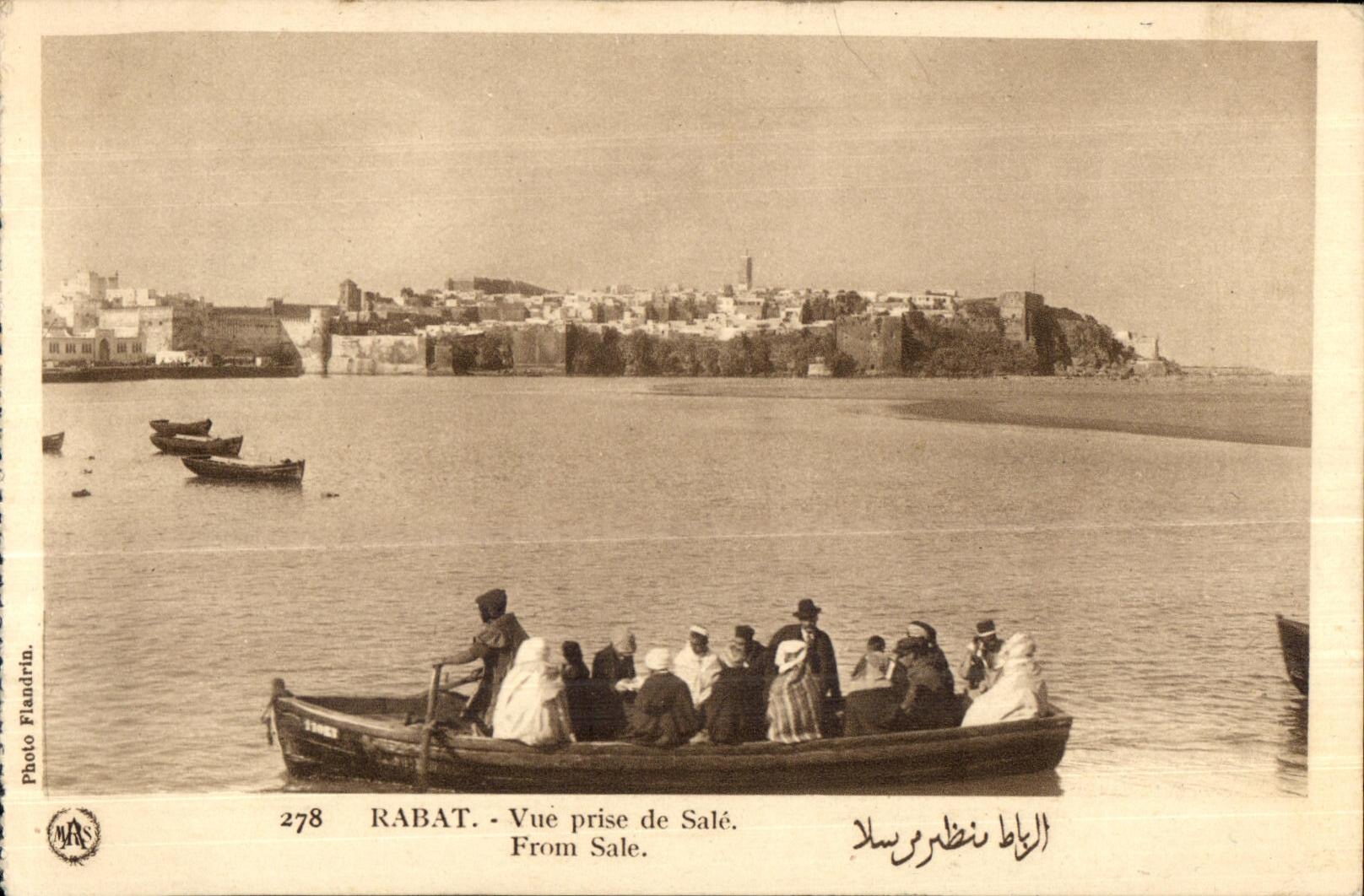 CPA Maroc Rabat Vue prise de Sale From Sale