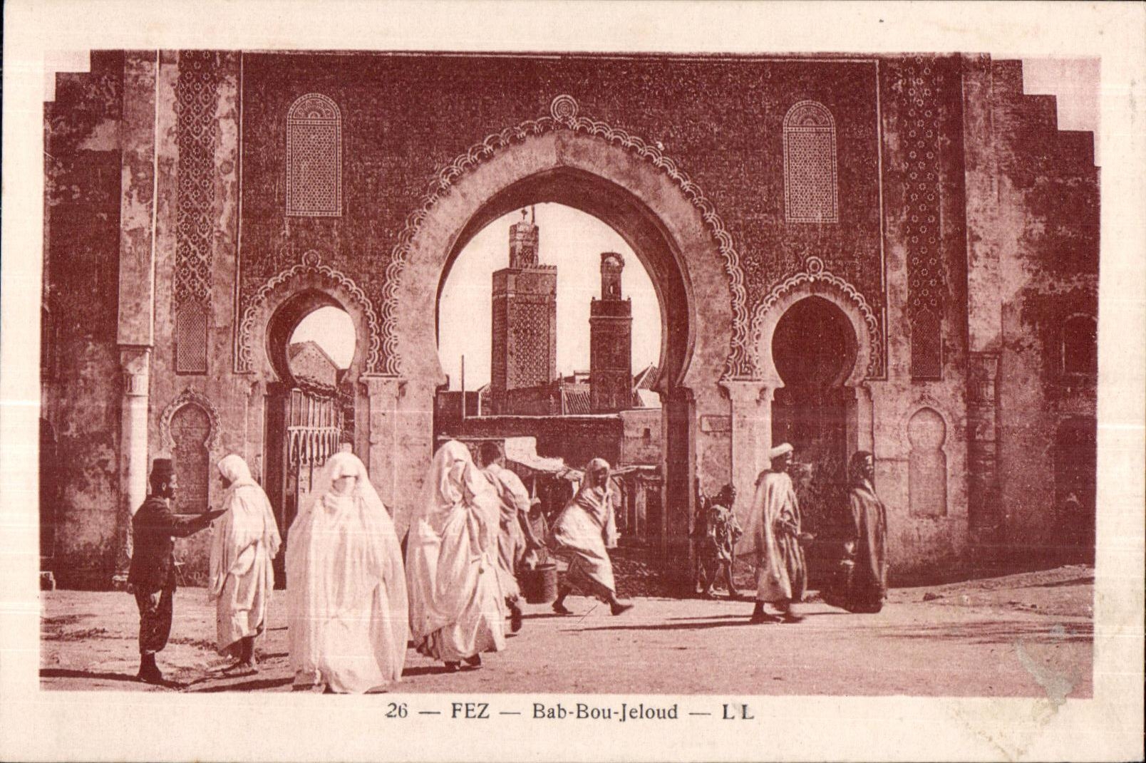 CPA Maroc Fez Bab Bou Jeloud