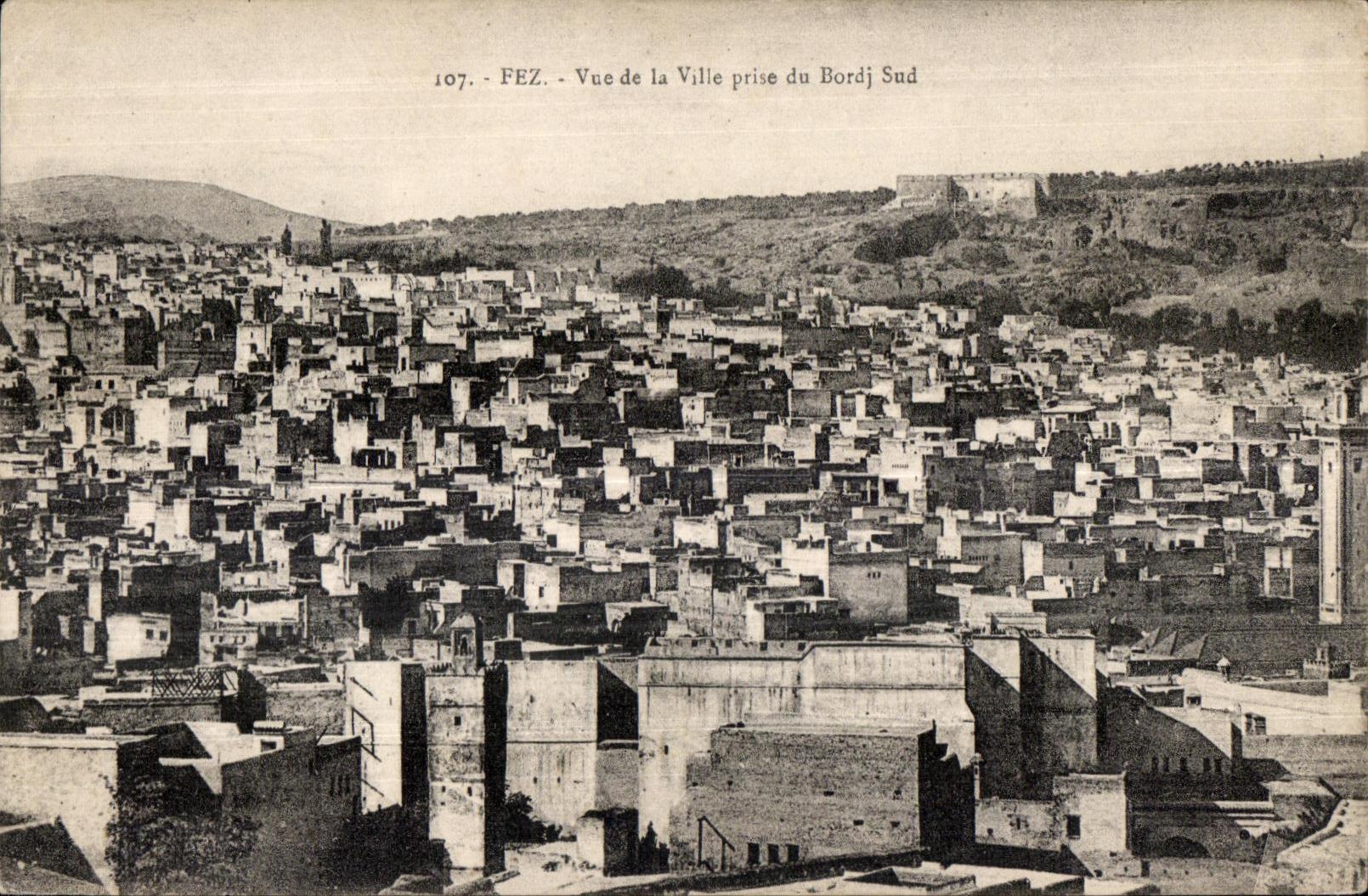 CPA Maroc Fez Vue de la Ville prise du Bordj Sud