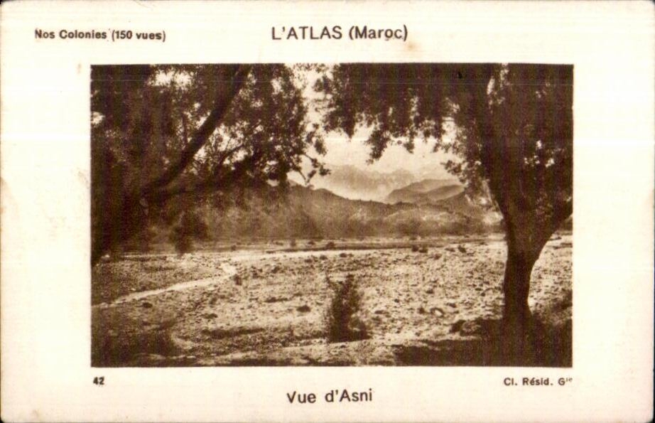 CPA Morocco Atlas (Morocco) Seen Asni