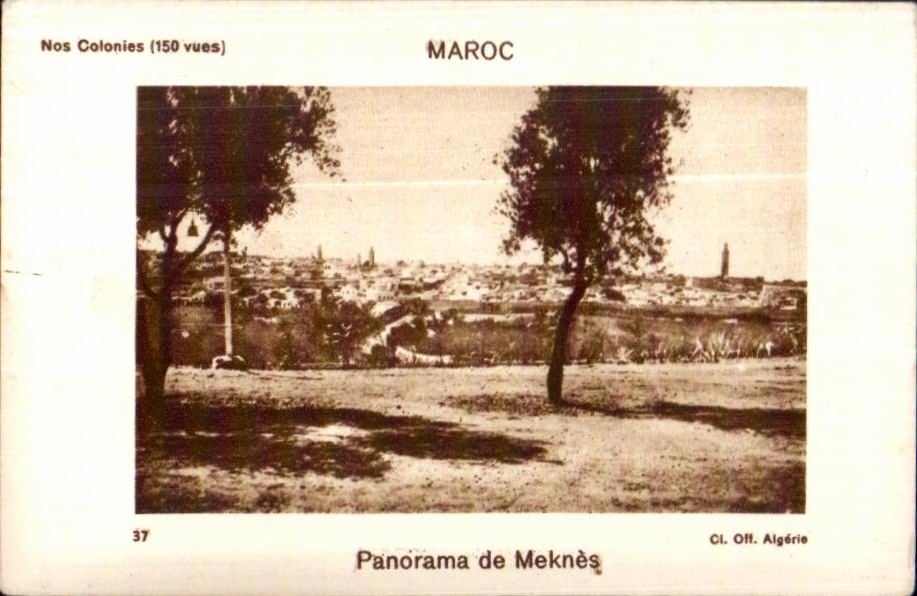 CPA Maroc Maroc Panorama de Meknes