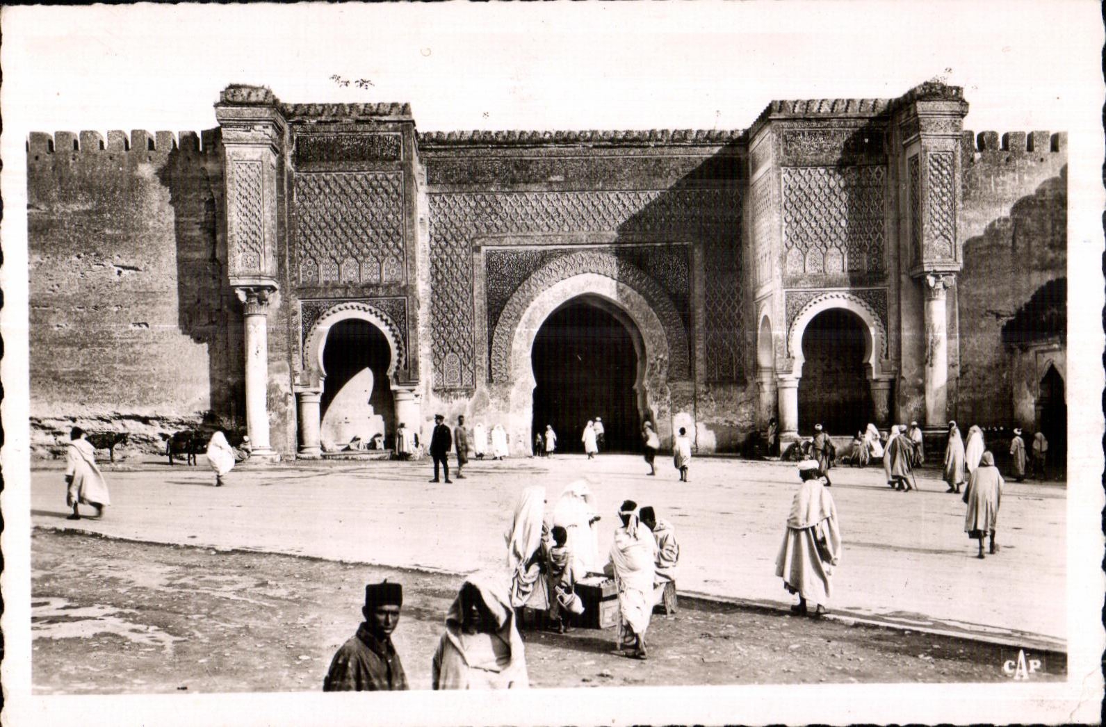 CPA Maroc Meknes Bab Mansour