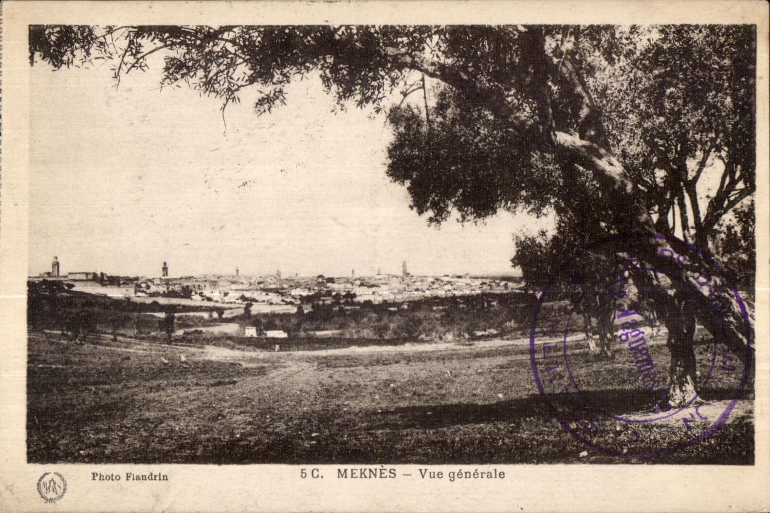 CPA Maroc Meknes Vue generale