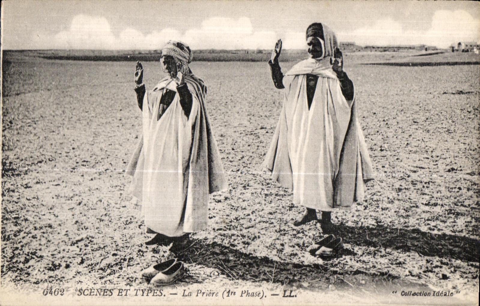 CPA Morocco Scenes and Standards the Prayer