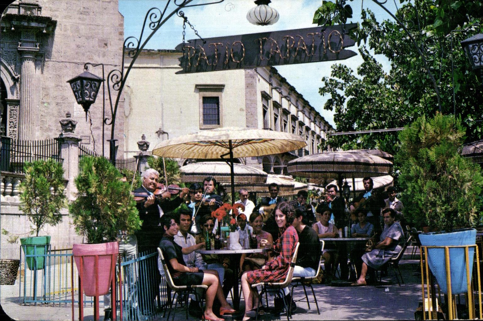 CPA La Plazuela de los Mariachis Guadalajara The Plaza of the Mariachis in Guadalajara Guadalajara Jalisco Mexico
