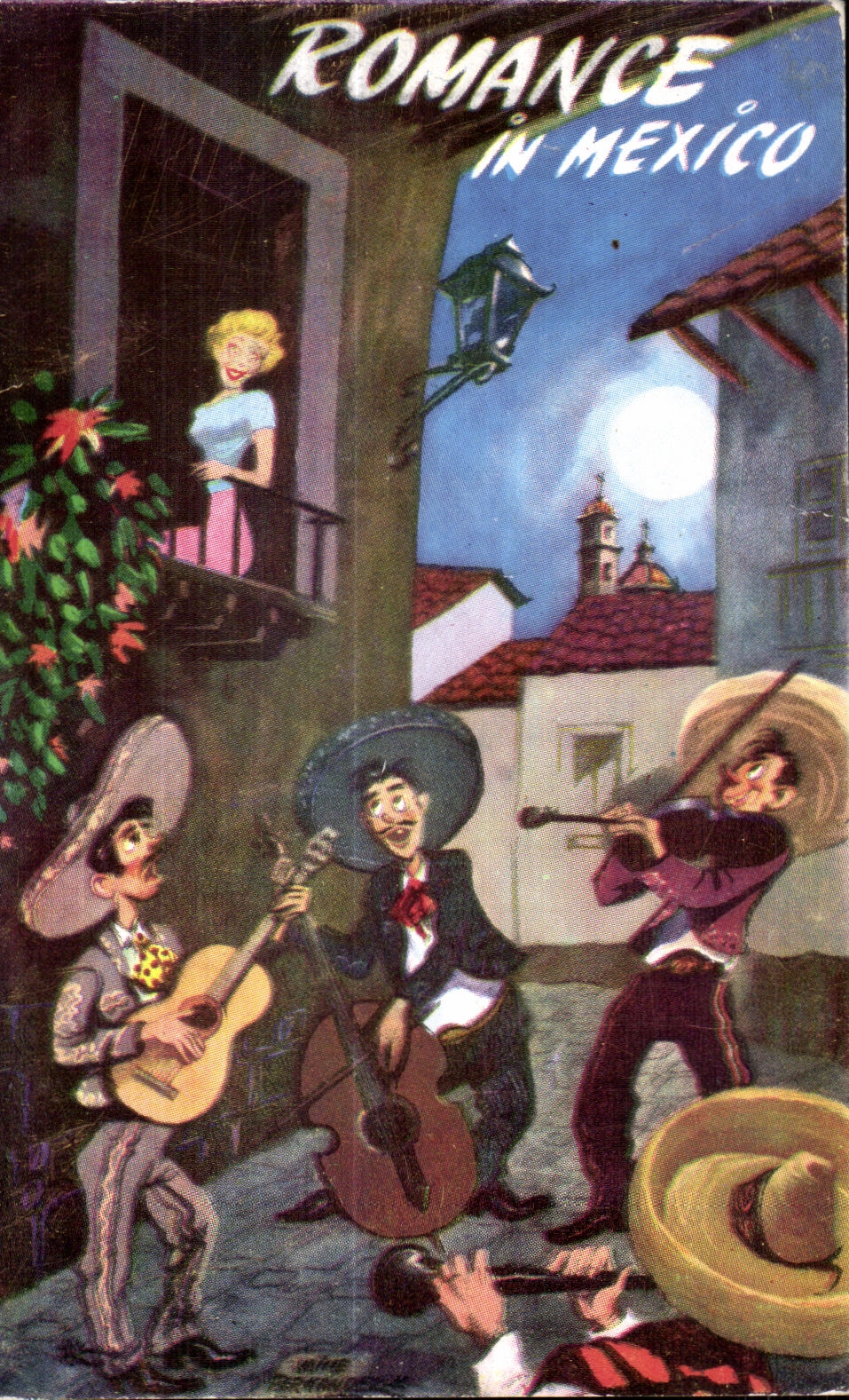 CPA Mexique Mexico Romance in Mexico