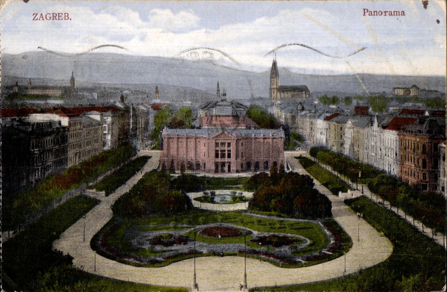 CPA Zagreb Panorama Croatia Croatia