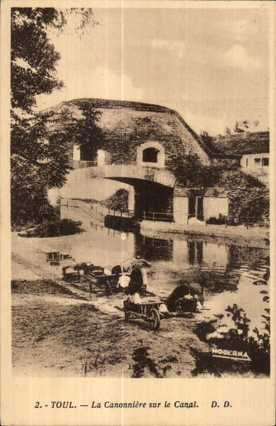 Toul - La Canonniere sur le Canal Lavoir Lavandieres - CPA