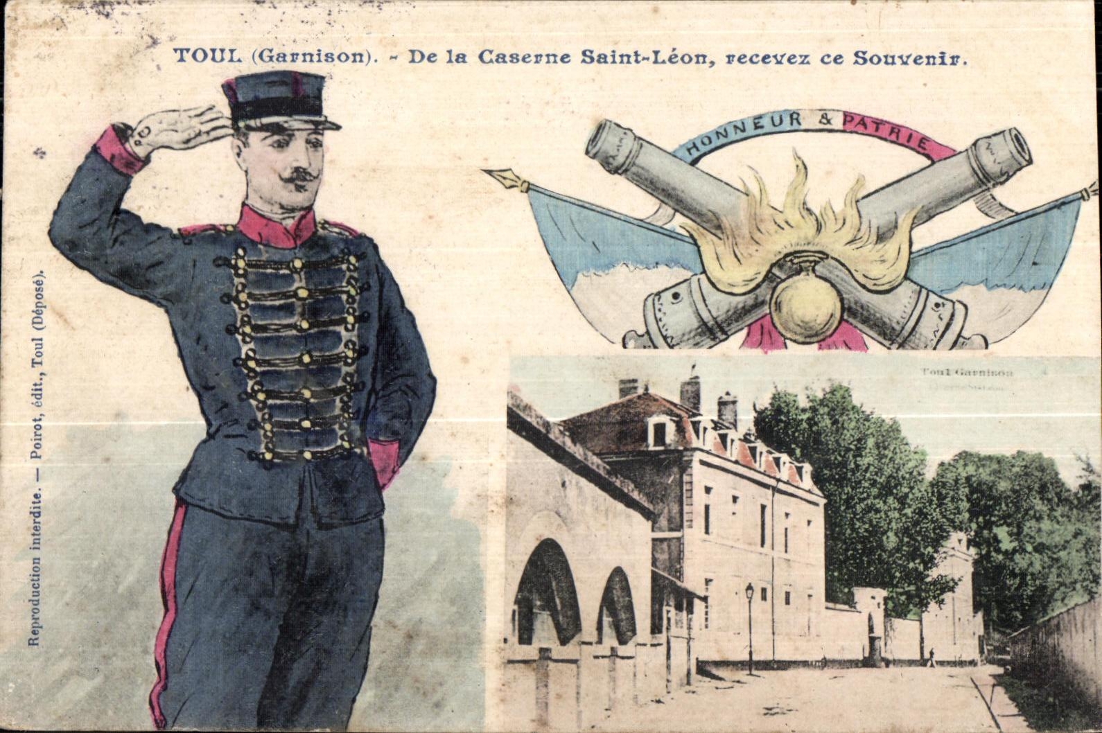 Toul - Garnison - La Caserne Saint Leon - Souvenir - Militaria - CPA