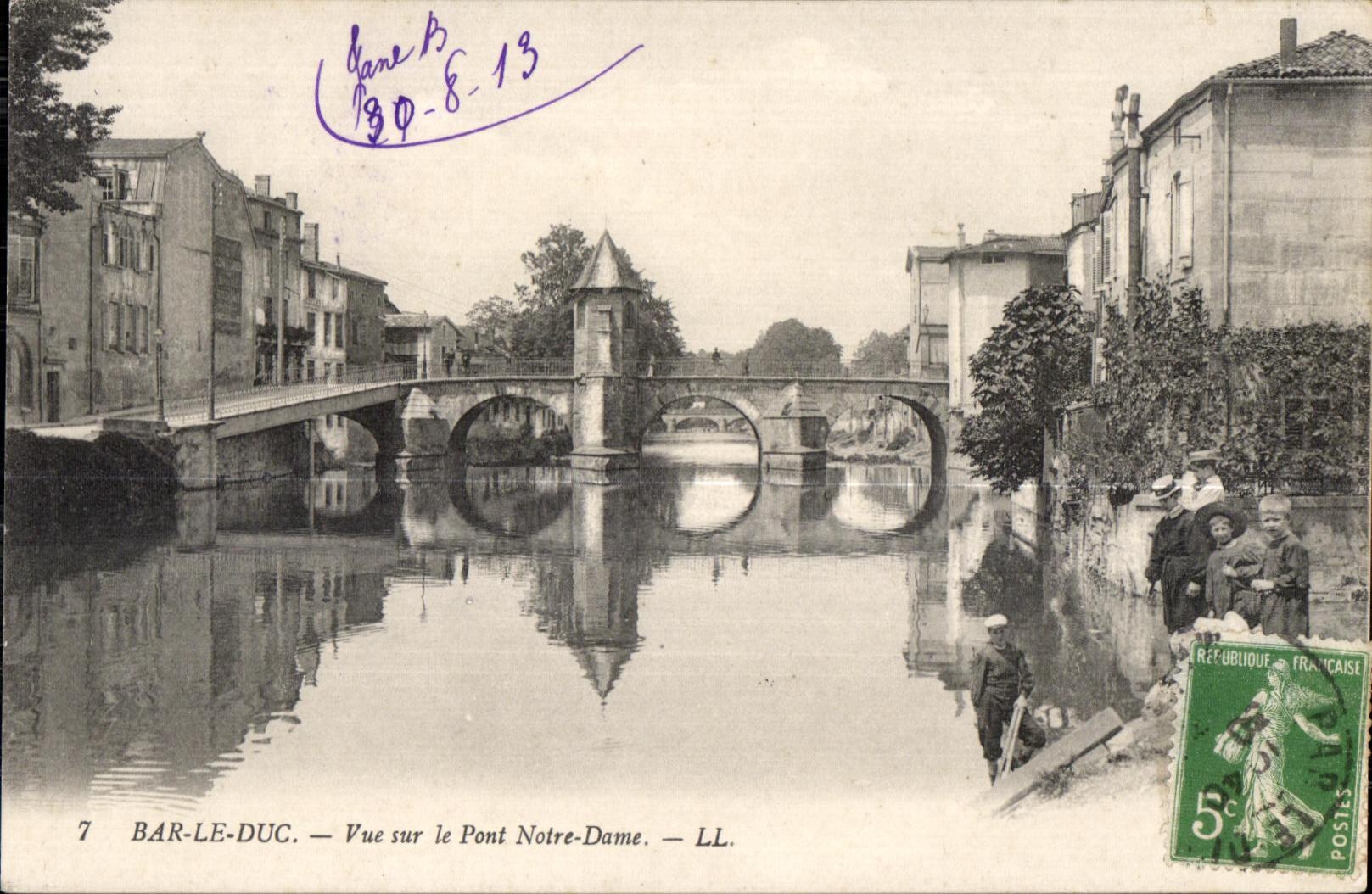 Bar the Duke - Sight on the Notre Dame Bridge - CPA