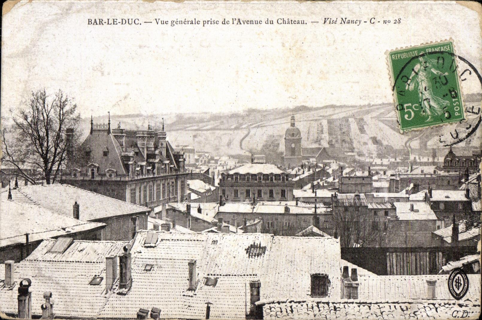 Bar the Duke - View taken Avenue of the Castle - CPA