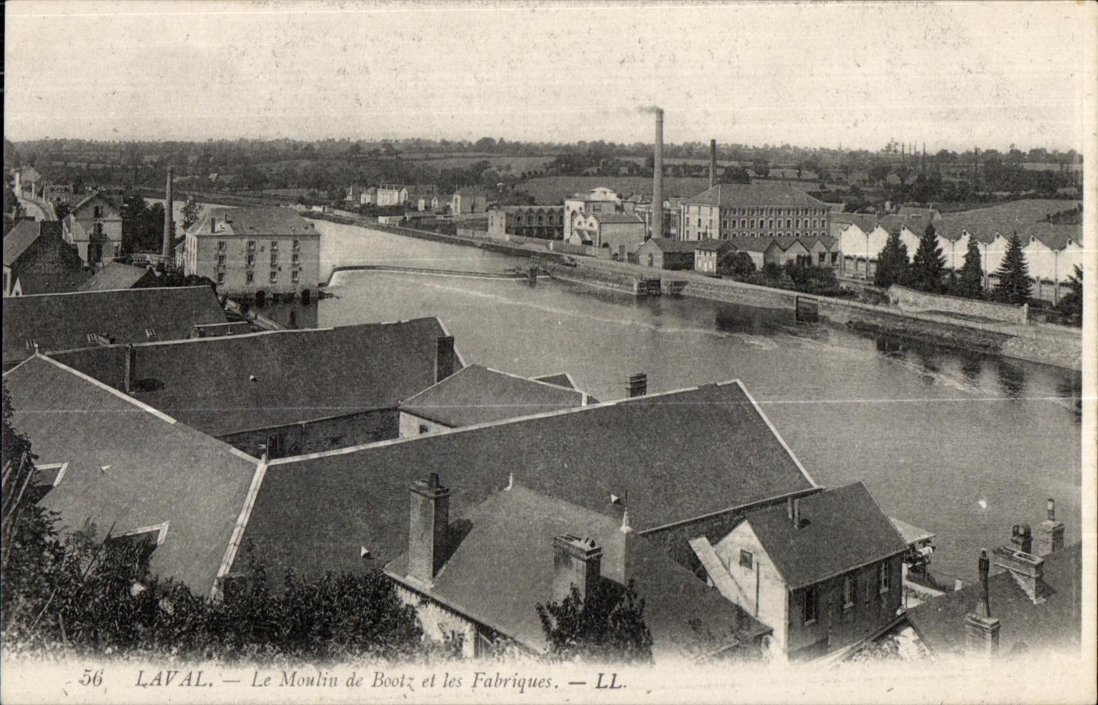 CPA Laval el molino de Bootz y de fAbricas