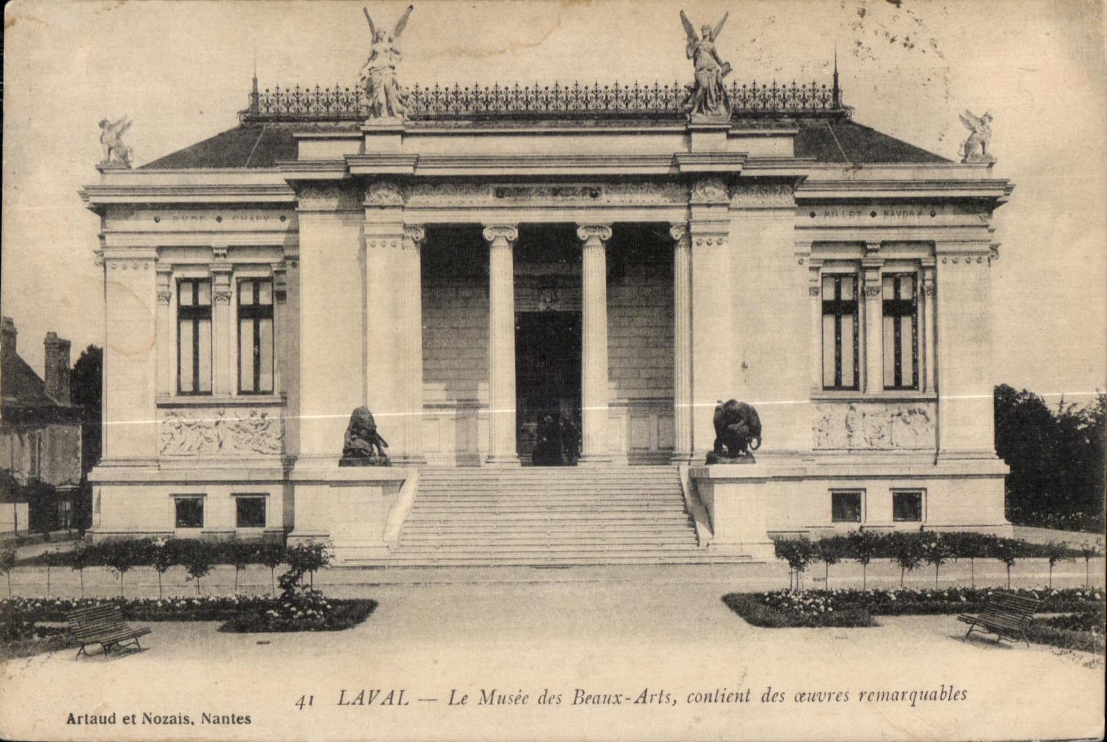 CPA Laval Musee de artes hermosos contiene trabajos notables