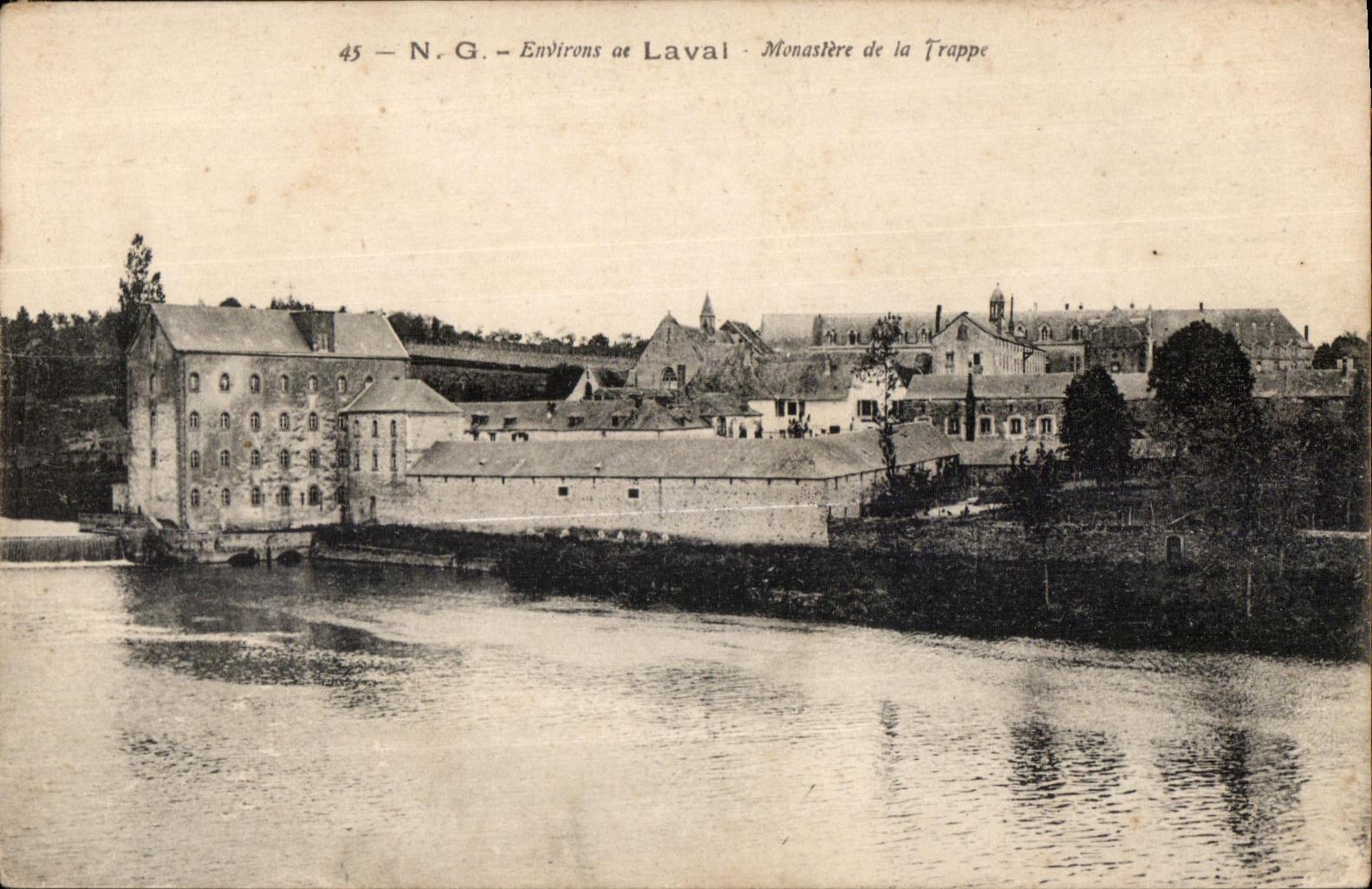 Alrededores de CPA del monasterio de Laval de la puerta de trampa