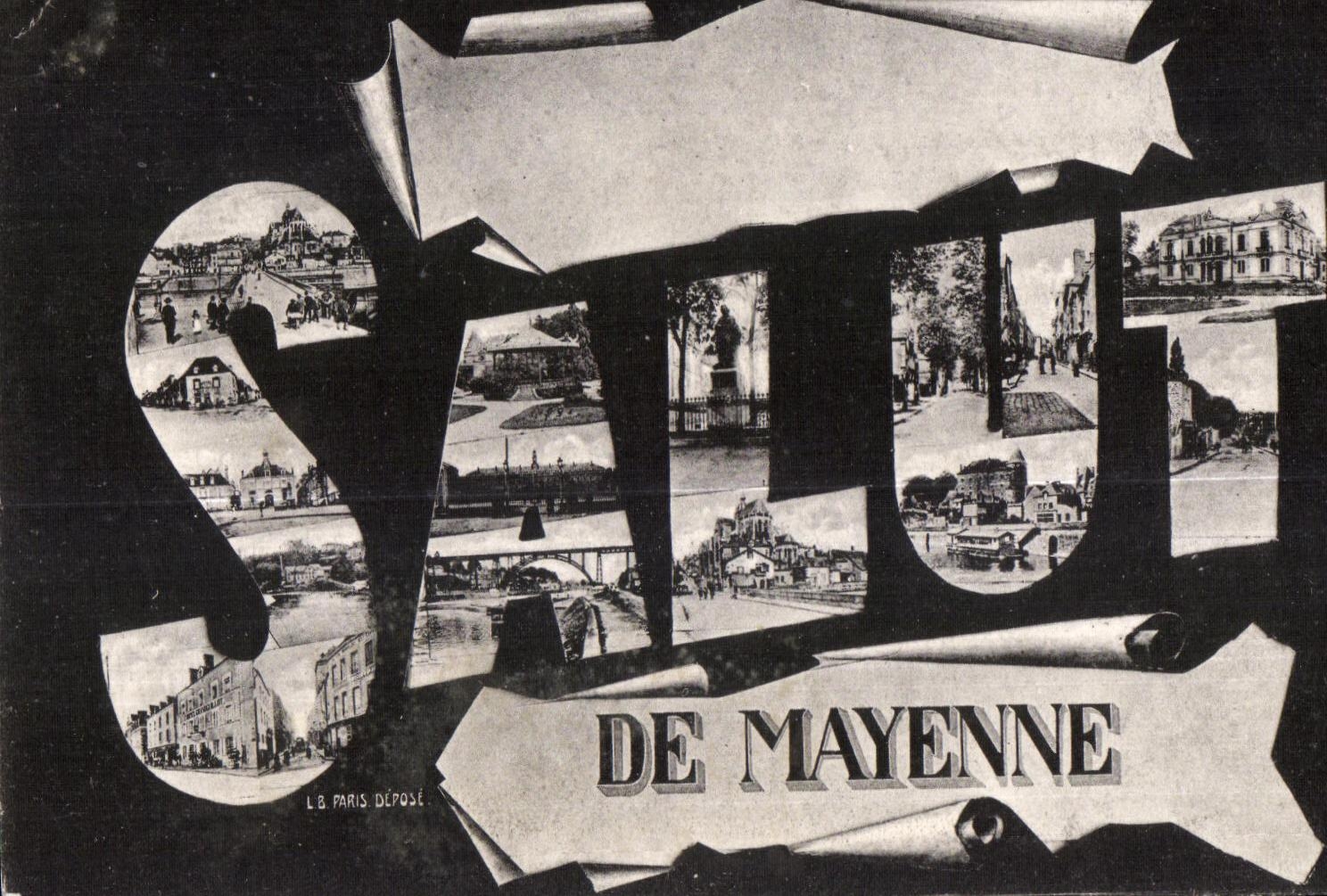 CPA del recuerdo de Mayenne