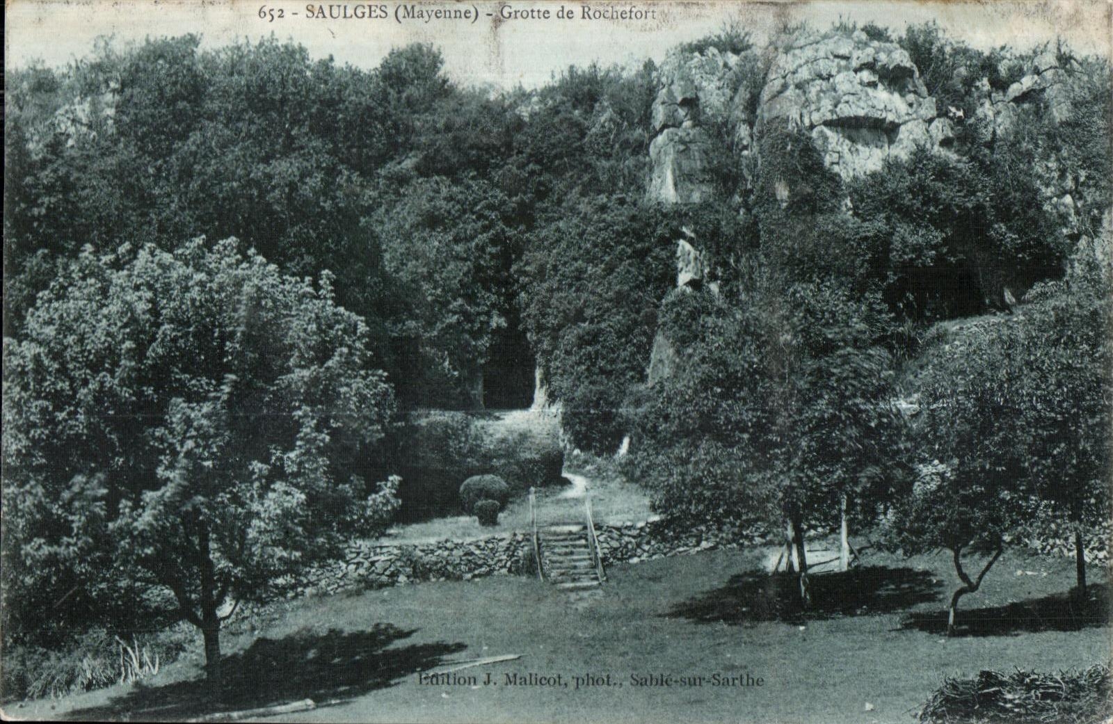 Cueva de CPA Saulges Mayenne de Rochefort