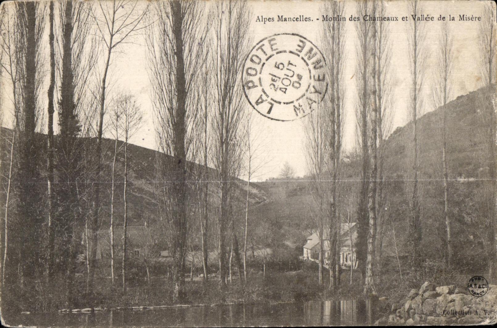 CPA the mancelles Alps mill of the camels and valley of misery