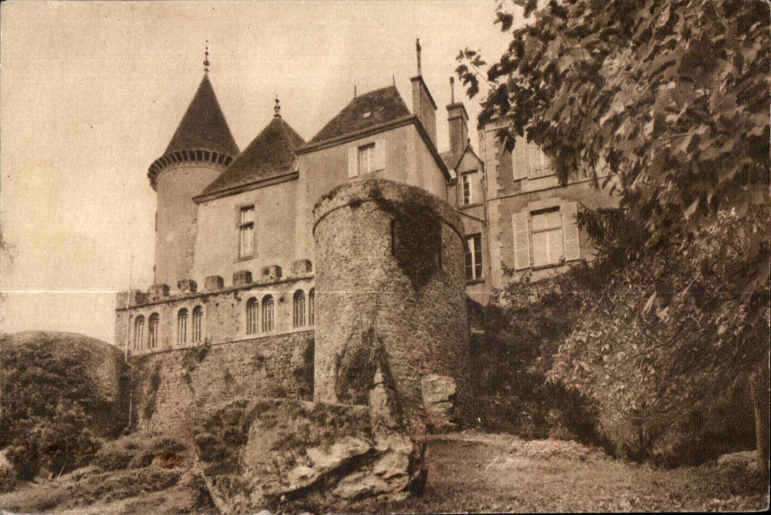 CPA Chailland mayenne Castle of clivoy