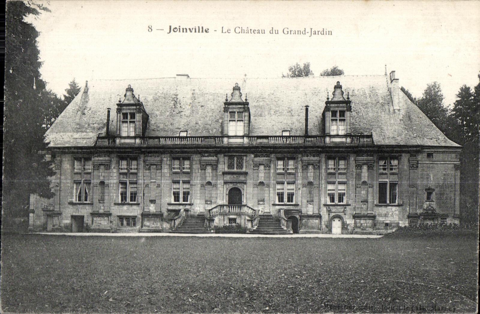 CPA Joinville the Castle of the large garden