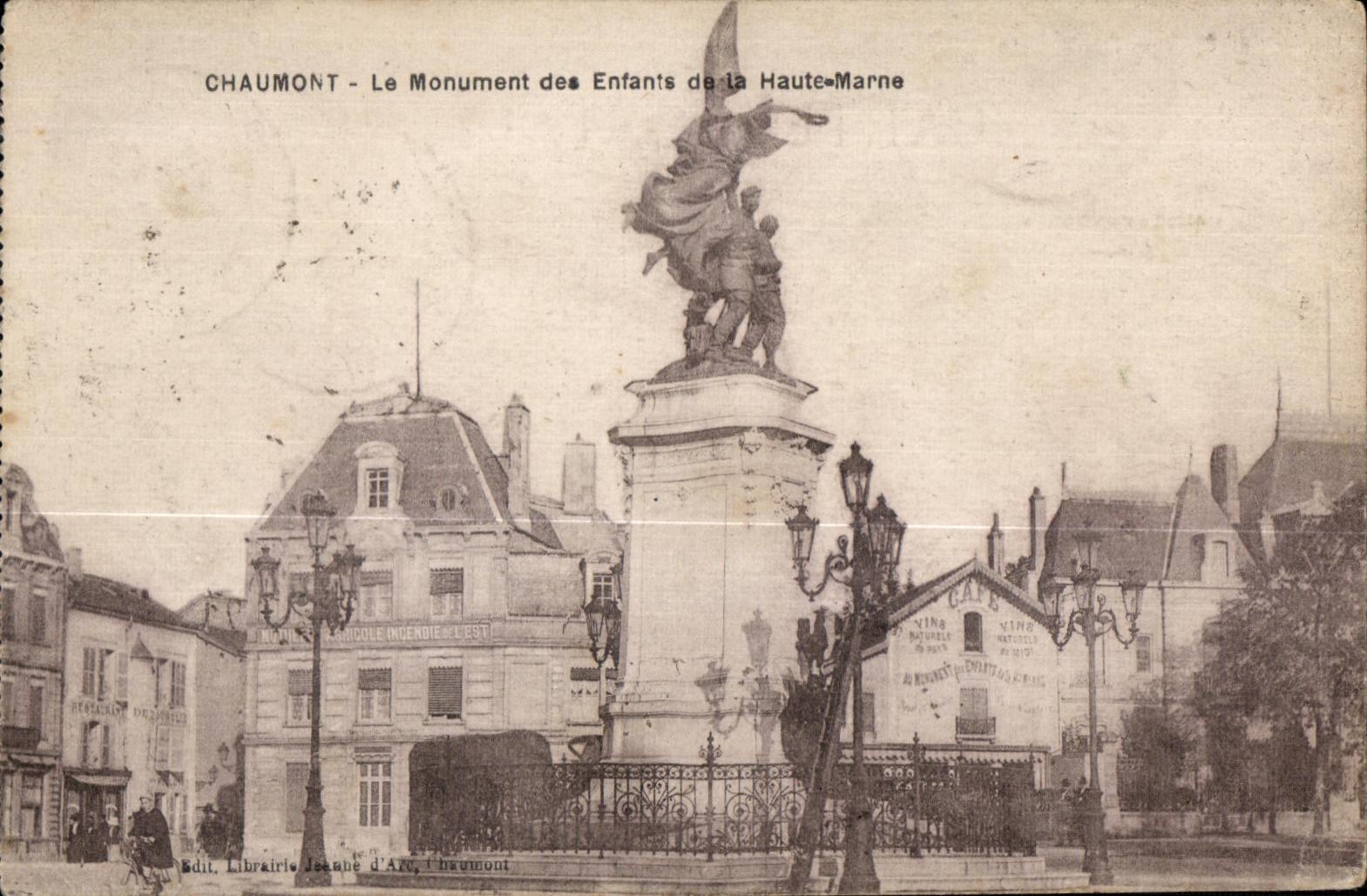 CPA Chaumont Le Monument des Enfants de la Haute Marne