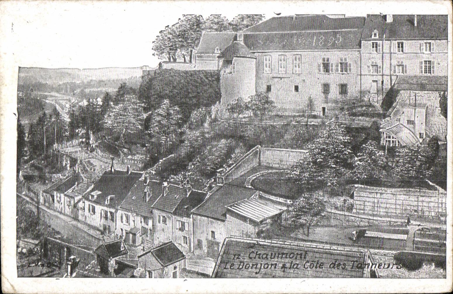 CPA Chaumont La Dornjon a la Cote des Tanneurs