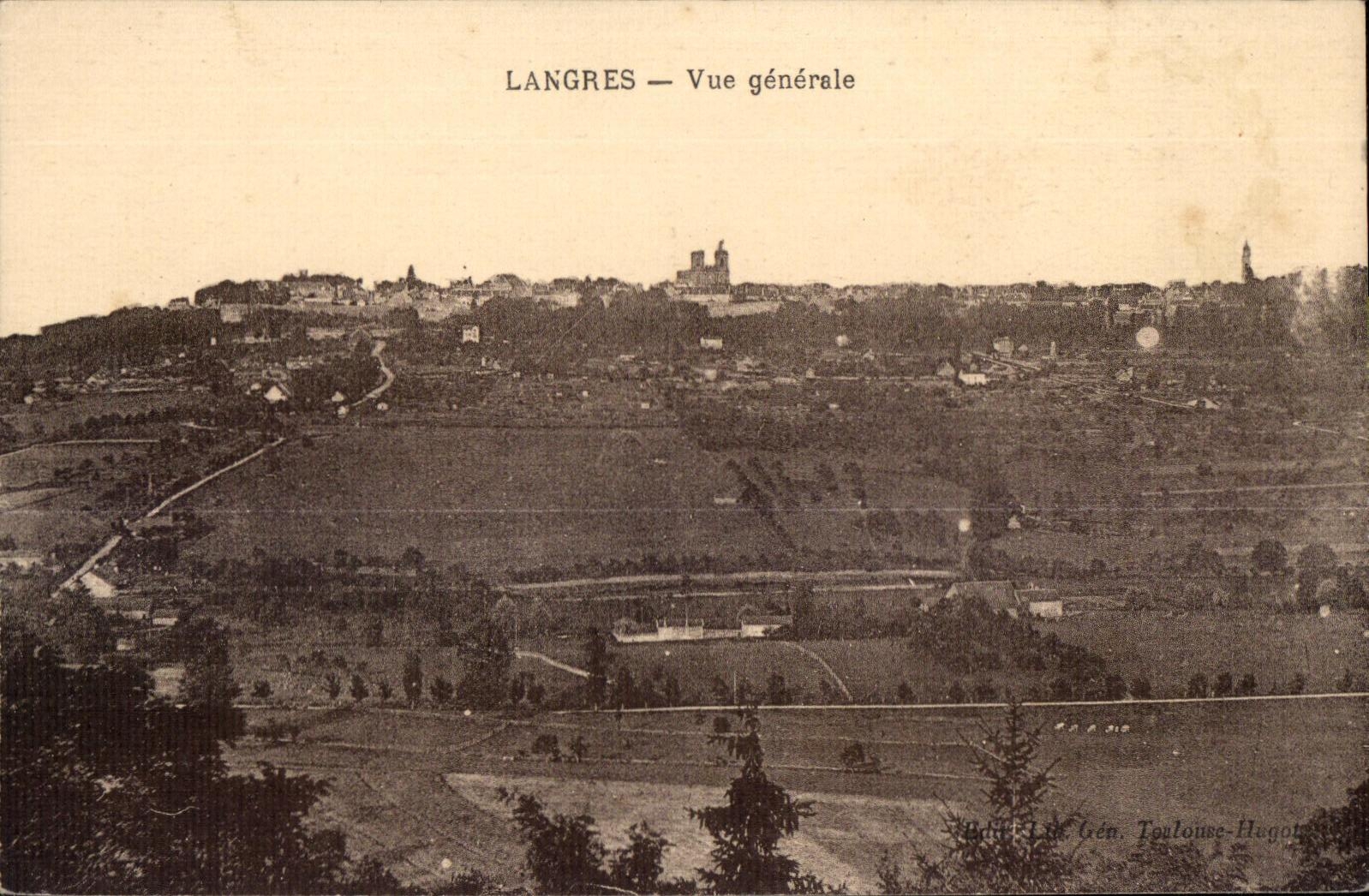 CPA Langres Vue generale