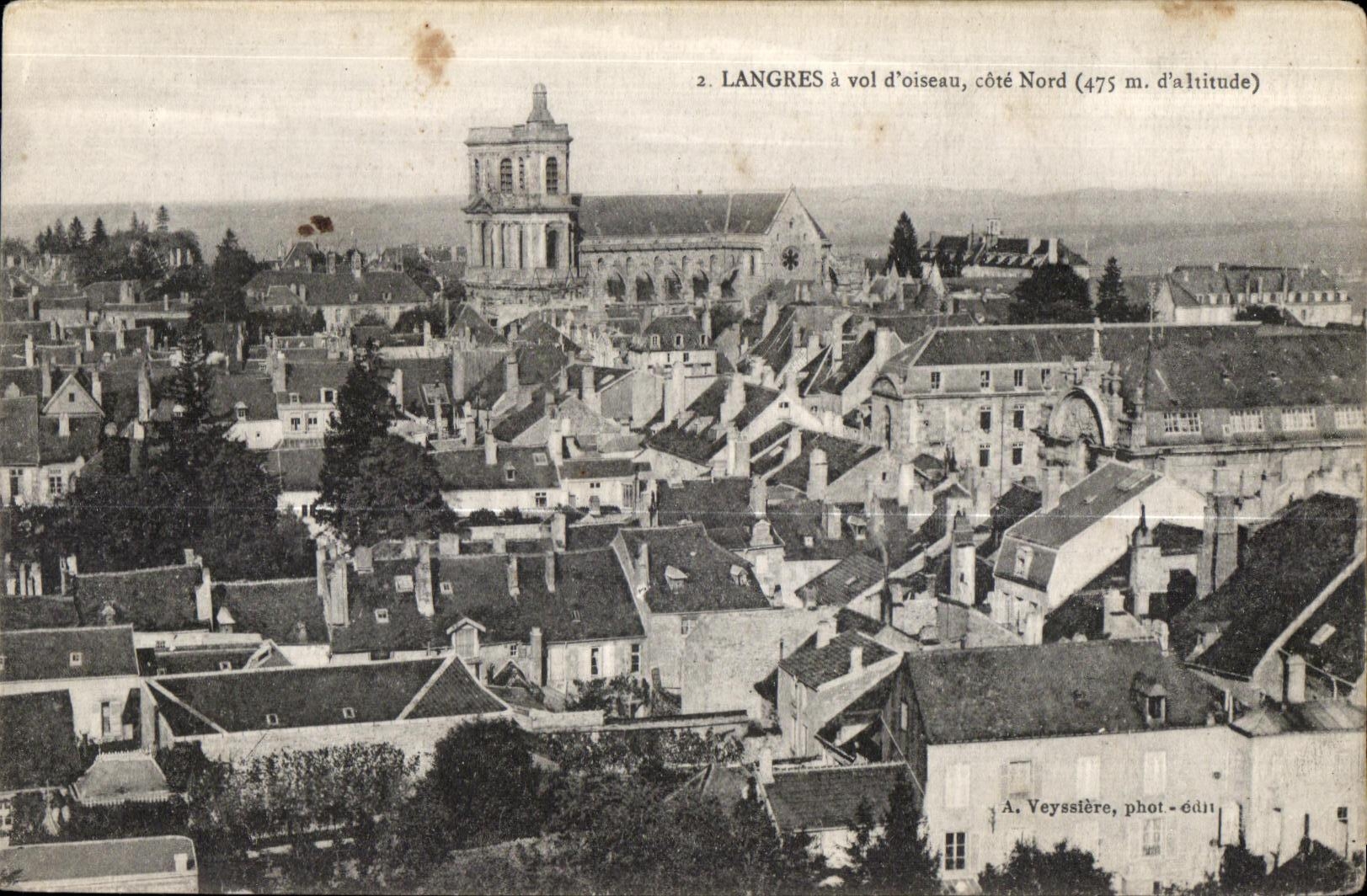 CPA Langres a Vol d oiseau cote Nord (475 m d altitude)
