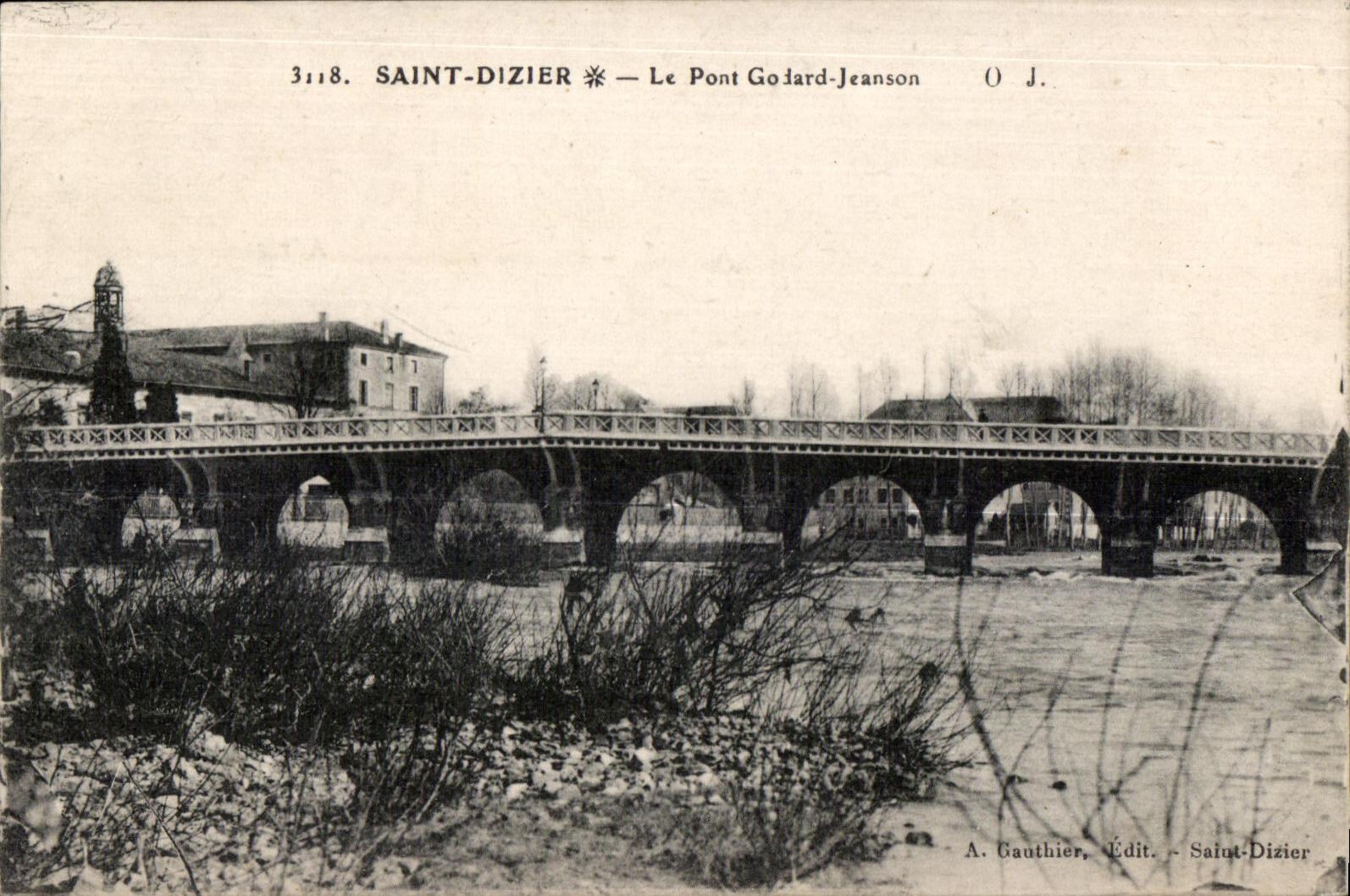 CPA Saint Dizier Le Pont Godard Jeanson
